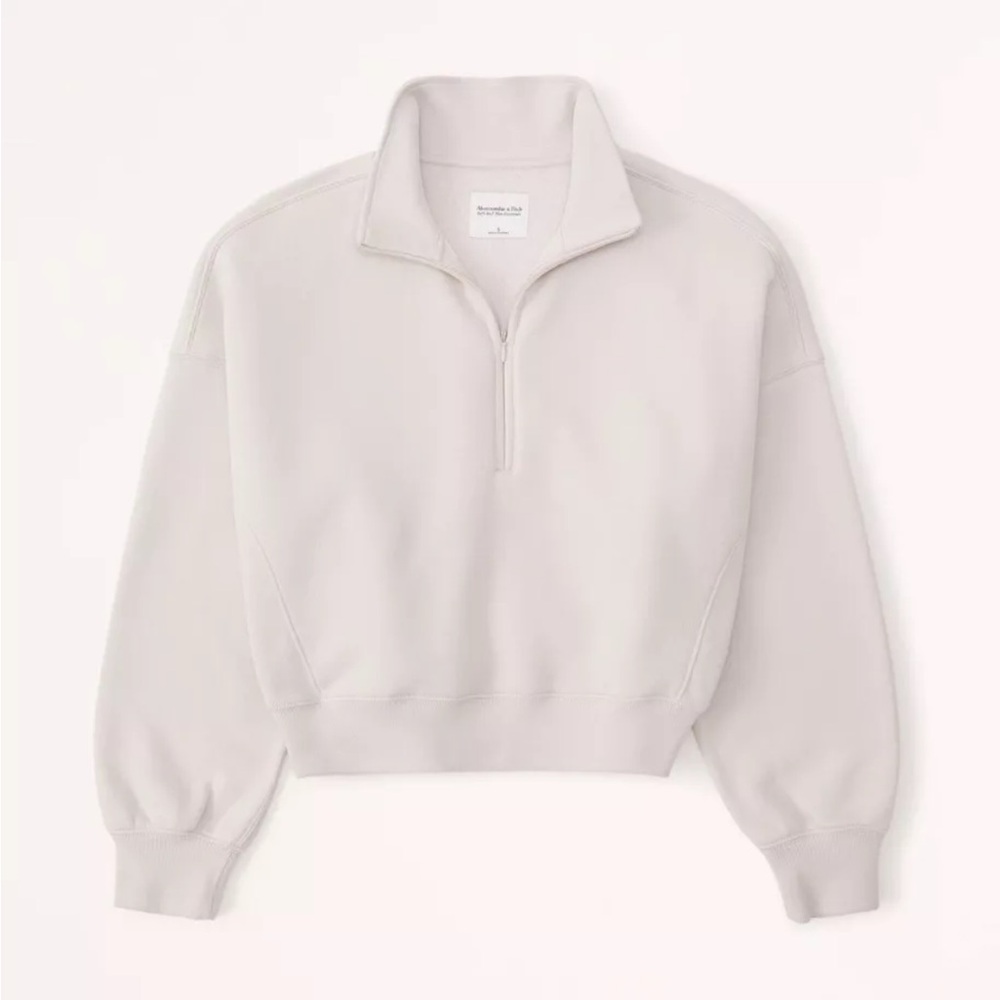 Abercrombie & Fitch women's Essential Sunday half zip pullover